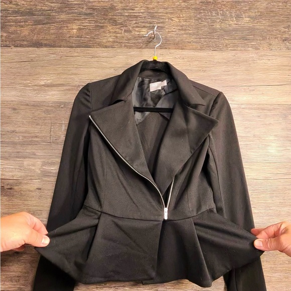 ASOS Black Women's Peplum Blazer - Picture 5 of 9